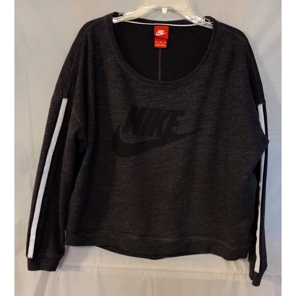 Nike Pull Over Sweat Shirt Dark Gray District 72 Crewneck Size XL #545554-032 - Picture 1 of 7